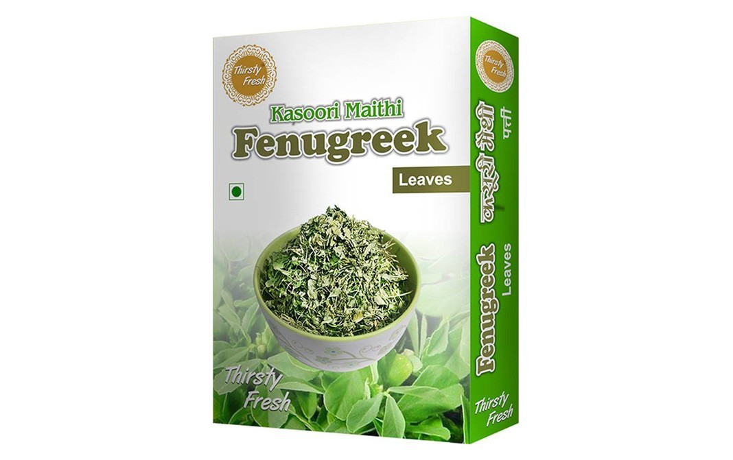 Thirsty Fresh Fenugreek Leaves (Kasoori Maithi)    Box  25 grams